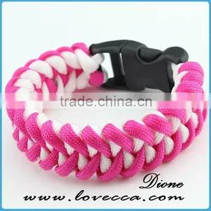 Customized Adjustable Buckle Paracord Bracelet Shackle With Logo thumbnail-5