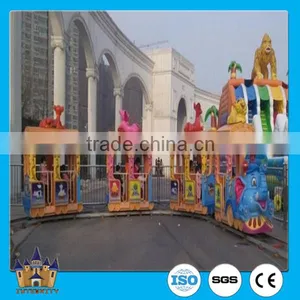 China Factory Amusement Rides!!! China Direct Manufacturer Kids Elephant Train thumbnail-1