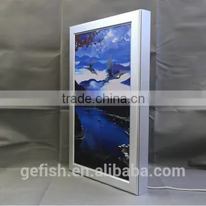 Large Aluminum Led Display Frame Aluminum and Glass Led Display Box thumbnail-2