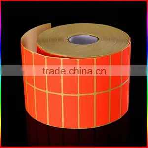 Custom Fluorescent Adhesive Label Sticker in Roll thumbnail-2