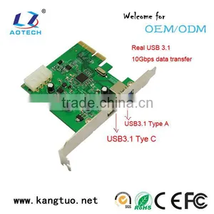 Usb3.1 Type C & A PCI Express Card thumbnail-1