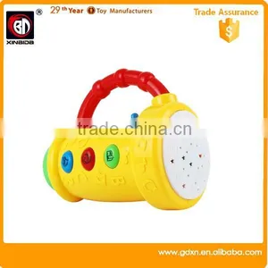 Battery Operated Musical Instrument Hand Drum Toy With Light thumbnail-1