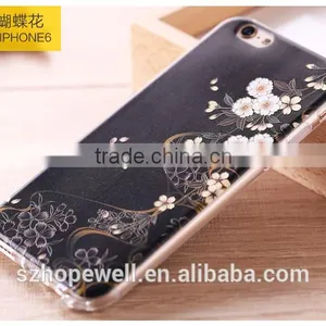 Promotion Gift Mobile Phone Cover for Iphone 6 Smart Phone With Oil Painting thumbnail-2