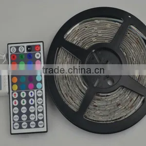 Flexible LED Tape 5050 RGBW 300led 12V IP65 Drip Glue Waterproof + 44key IR Remote Controller thumbnail-1