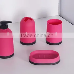 Colourful Eco-friendly pp Lime Green Bathroom Accessories Set thumbnail-4