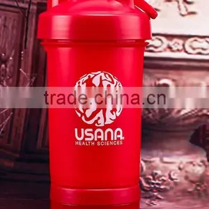 Custom Smart Bpa-free Plastic Protein 600ml Shaker Bottle Wholesale thumbnail-4