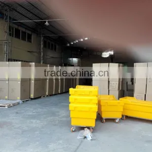 Moveable Box Container With Wheels for Laundry or Chemical Industry( Stackable) thumbnail-5