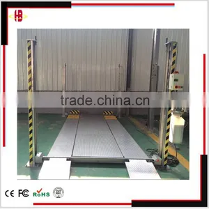 Four Post Hydraulic Auto Parking Lift Equipment thumbnail-2