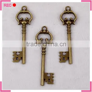 Key Shaped Copper Pendant, Custom Made Key Pendant thumbnail-1