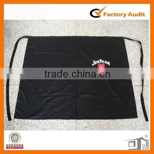 Polycotton Short Waist Barman Apron for Promotion Logo Embroidery Wholesale thumbnail-1