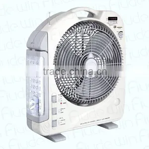 12inch Rechargeable Emergency Fan Light & Speaker (292) thumbnail-1
