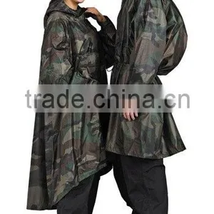 Camo Poncho Rain Coat thumbnail-1