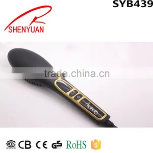 SYB439 China Shenyuan PTC Heating Hair Straightener Comb Straightening Brush thumbnail-4