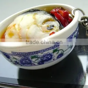 Chinese Fake Food In Mini Bowl Model For Fashion Decoration Of Artificial Fish Straps Decoration Display-Yiwu Sanqi Crafts thumbnail-6