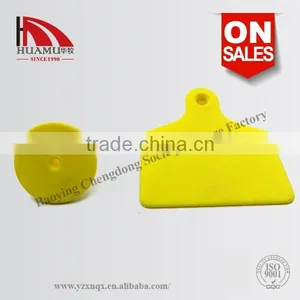 TPU Ear Tag for Calf in Yellow 60*56 mm thumbnail-2