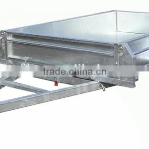 2016 Australia Hot Sales!!! 9x5ft High Quality Hot Dipped Galvanized Single Axle Heavy Duty Fully Welded Box Trailer thumbnail-1