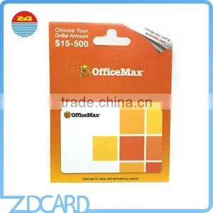 Plastic Gift/Membership Card With Backer/Holder Card thumbnail-1