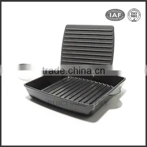 Custom Cast Iron Skillet Plate Cast Iron Grill Plate Steak Plate thumbnail-1