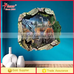 3D Self-adhesive Removable Break Through the Wall Vinyl Wall Sticker/Mural Art Decals Decorator thumbnail-1