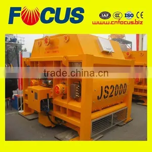 High Productivity JS2000 Twin Shaft Concrete Mixer thumbnail-3