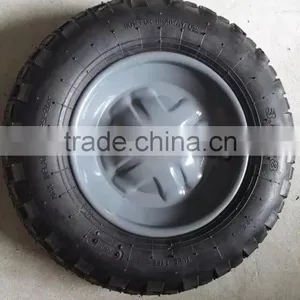 14 Inch Pneumatic Rubber Wheel 3.50-8 With Axle thumbnail-6