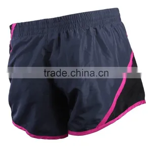 Polyester Loose High Waist Sweat Absorbing and Quick-drying Sport Shorts for Female Running Biking Sports Yoge thumbnail-3