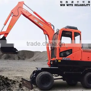 Hydraulic Jingong Wheel Excavator 7ton JGM907L thumbnail-1