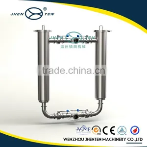 Low Price Food Preliminary Filter Double Tube Filter Stainless Steel thumbnail-1