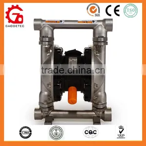 57 L per Min 7 Bar Cast Steel Chemical Transfer Pneumatic Air Diaphragm Pump thumbnail-1