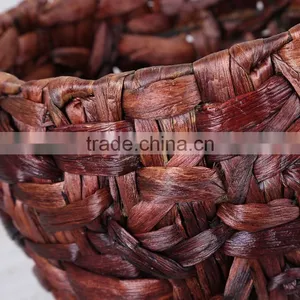 Indoor Planters Natural Water Hyacinth Woven Plant Basket Lowes Wholesale Flower Pots thumbnail-3