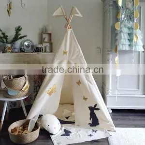 2016 New Fashion CE Certified Kids Teepee Indian Tent Tipi Tunnel Wigwam Teepees for Wholesale thumbnail-1