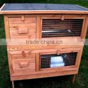 Wooden Rabbit Hutch thumbnail-1