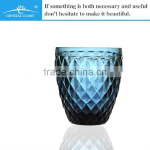 Round Bottom Dark Blue Glass Dinnerware thumbnail-1