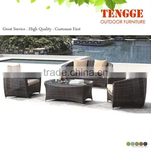 Hot-sale Outdoor Furniture Rattan Primitive Simplicity and Elegant Sofa Set thumbnail-1