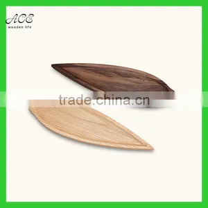 2016 New Style High Quality Leaf Shape Wooden Tray thumbnail-4