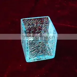 Small Square Glass Vases thumbnail-3
