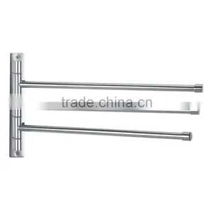 Stainless Steel 304 Wall Mounted Bathroom Towel Rack With 3 Remove Bars thumbnail-2