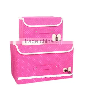 N490 New Arrival Household Non Woven Box Foldable Storage Box thumbnail-1
