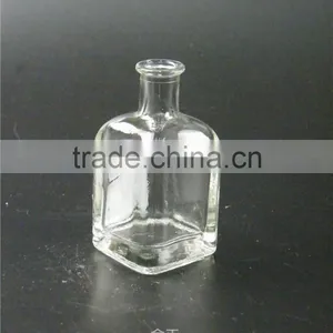 50ml Square Glass Bottle With Cork thumbnail-1