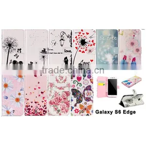 Hot Sales Card Slots Leather Phone Case Cover for Samsung S6 Edge thumbnail-6
