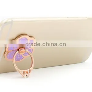 Universal 360 Degree Flower Shape Metal Smartphone Finger Stand Holder thumbnail-5