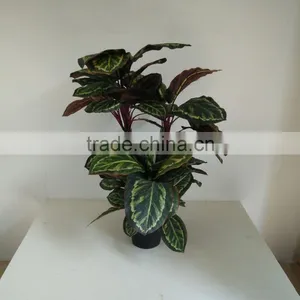 Fake Plant Red Plant Artificial Ornamental Green Plants thumbnail-6