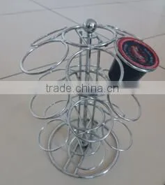Hangzhou New Hot Metal Mesh 18K- Cup Capacity Coffee Paper Cup Pod Holder Tea Cup Capsule Metal Holder thumbnail-2