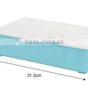 Colorful 9Lattices Plastic With Covered Underware Storage Box thumbnail-5