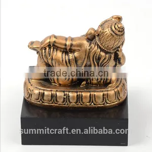 Resin Antique Gold Hindo God Ganesha Wedding Favor Ganesha Idol thumbnail-3