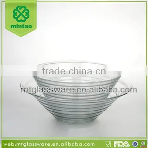 Machine Made Large Glass Serving Bowl Sets thumbnail-1