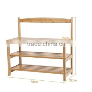 2015 Cheap Hot Sell Wooden Bamboo Shoe Racks thumbnail-3