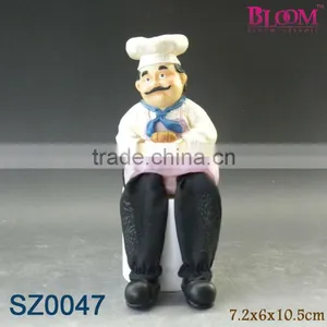 2014 Newly Design Chef Toy/resin Chef Figurines thumbnail-1