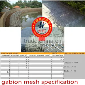 High Quality 5% Galvalume 60 x 80 (2.2) Gabion Box for Dam thumbnail-1