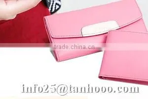 Sexy Pink Leather Wallet/women Wallet Money Clip/women Purse thumbnail-1
